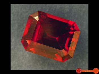 Малайя  (разн. гр. гранатов: спессартин - пироп) (Malaya Garnet)