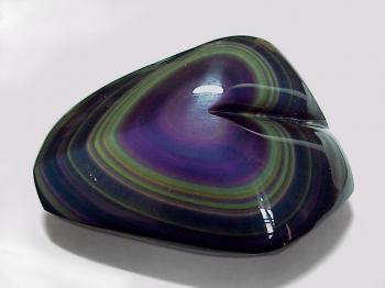 Обсидиан  радужный   (разн. обсидиана) (Rainbow Obsidian)