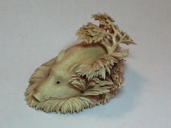 Кость слоновая и мамонта  (органика) (Ivory)